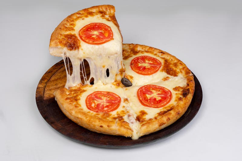Four Cheese pizza with blend of premium cheeses